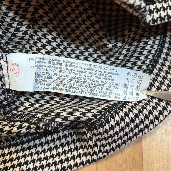 Zara Houndstooth Cropped Blazer - Picture 3 of 8